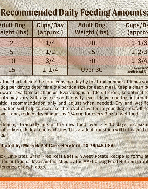 Load image into Gallery viewer, Lil' Plates Small Breed Dog Food, Grain Free Real Texas Beef and Sweet Potato Recipe, Small Dog Food - 20 Lb Bag
