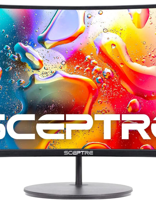 Load image into Gallery viewer, 24" Curved 75Hz Gaming LED Monitor Full HD 1080P HDMI VGA Speakers, VESA Wall Mount Ready Metal Black 2019 (C248W-1920RN)
