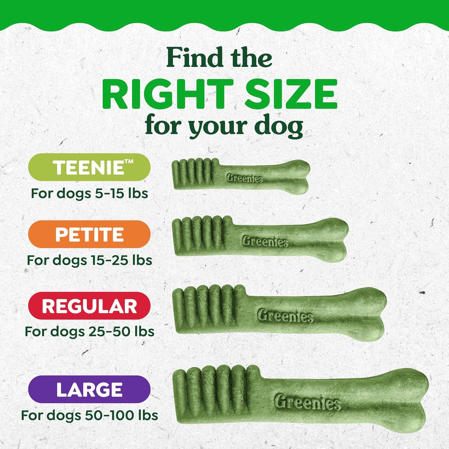 Original Large Dog Natural Dental Treats (50 -100 Lb. Dogs)