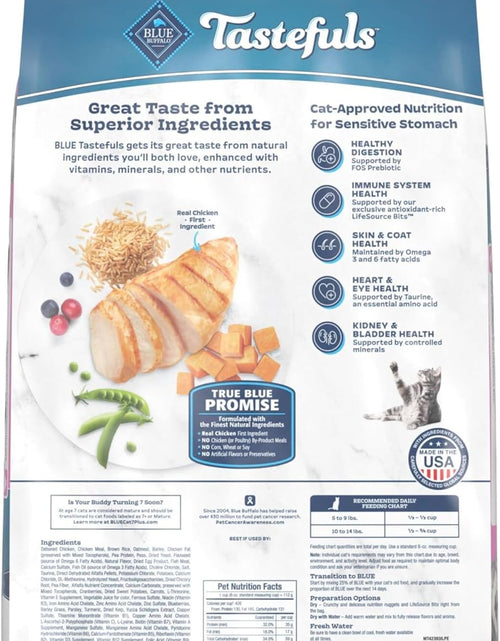 Load image into Gallery viewer, Sensitive Stomach Natural Adult Dry Cat Food, Chicken &amp; Brown Rice

