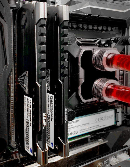 Load image into Gallery viewer, Patriot Viper Steel DDR4 RAM 16GB (1X16GB) 3200Mhz CL16 1.35V UDIMM Desktop Gaming Memory Module Compatible with XMP - PVS416G320C6
