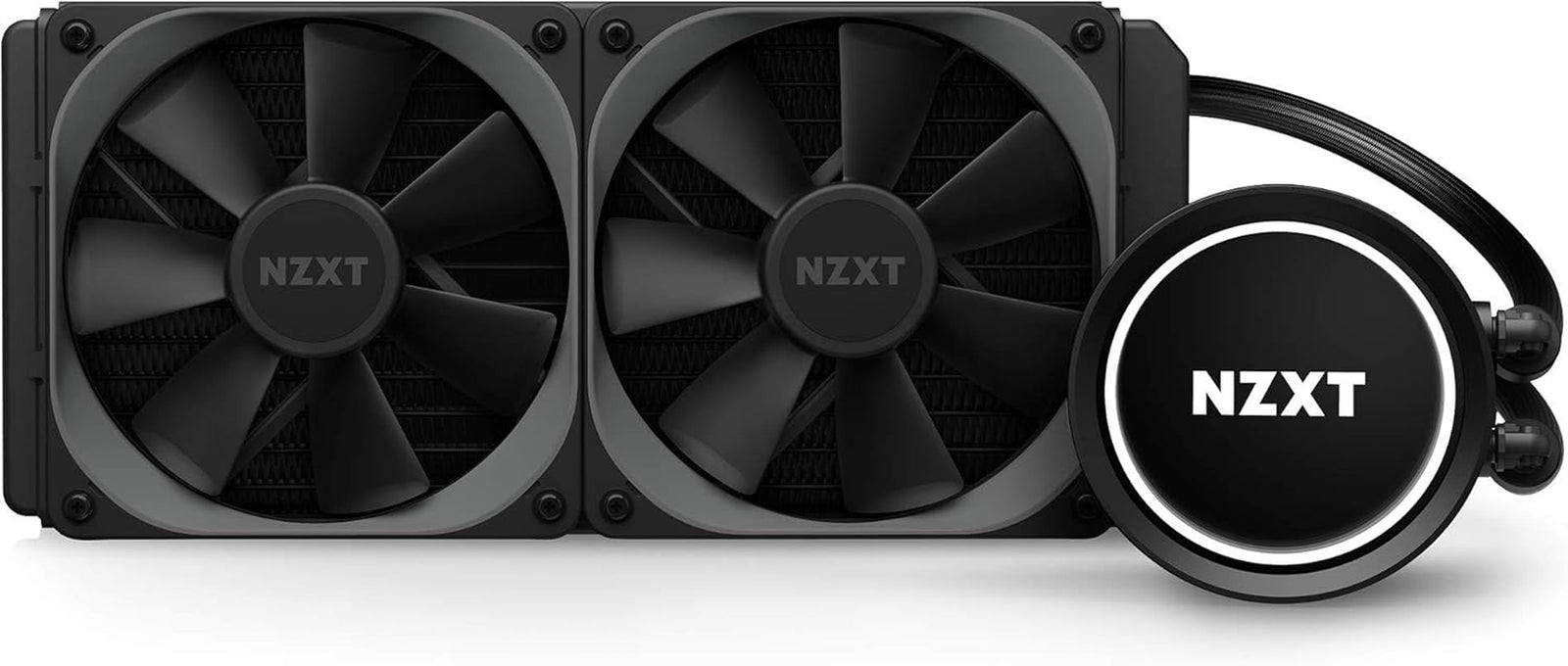 Kraken X53 240Mm - RL-KRX53-01 - AIO RGB CPU Liquid Cooler - Rotating Infinity Mirror Design - Improved Pump - Powered by CAM V4 - RGB Connector - Aer P 120Mm Radiator Fans (2 Included)