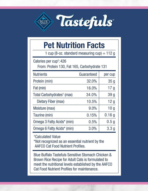 Load image into Gallery viewer, Sensitive Stomach Natural Adult Dry Cat Food, Chicken &amp; Brown Rice

