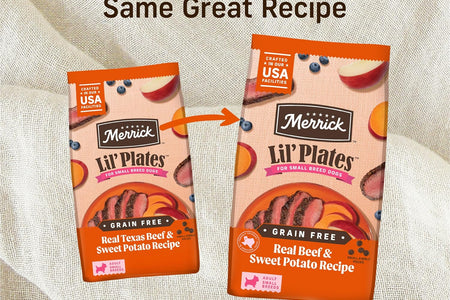 Lil' Plates Small Breed Dog Food, Grain Free Real Texas Beef and Sweet Potato Recipe, Small Dog Food - 20 Lb Bag