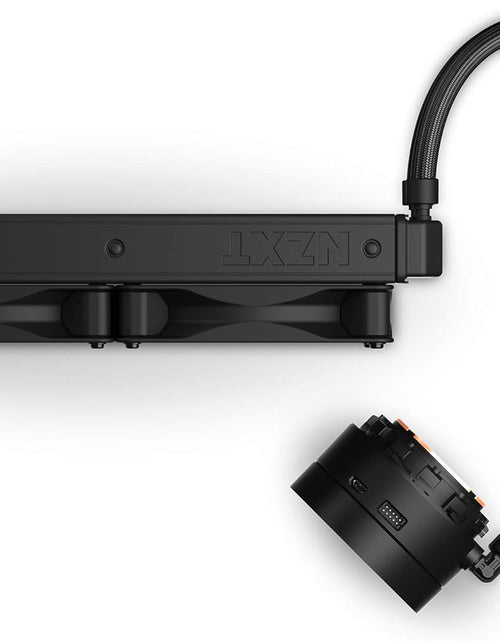 Load image into Gallery viewer, Kraken X53 240Mm - RL-KRX53-01 - AIO RGB CPU Liquid Cooler - Rotating Infinity Mirror Design - Improved Pump - Powered by CAM V4 - RGB Connector - Aer P 120Mm Radiator Fans (2 Included)
